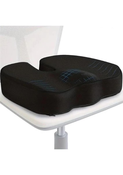Ortopedik Oturma Minderi Visko Cocix Elastik Minder Basur Minderi Oturma Simidi Yastığı