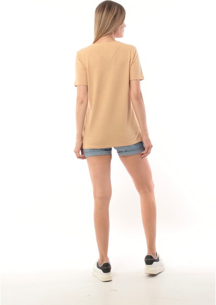 Kadın Buklet Kumaş Düz Sade Büyük Beden Curve Yarım Kol Bluz indirimleri