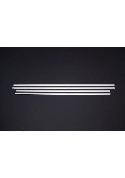 Toyota Yaris Uyumlu Cam Çıtası 4 Parça 2012 Üzeri Paslanmaz Krom