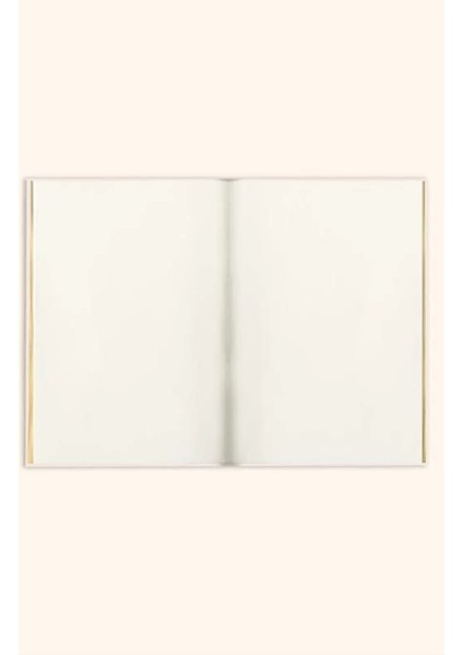 Memory Book Keten Hatıra Defteri Altın Kenarlı Anı Albümü Beyaz
