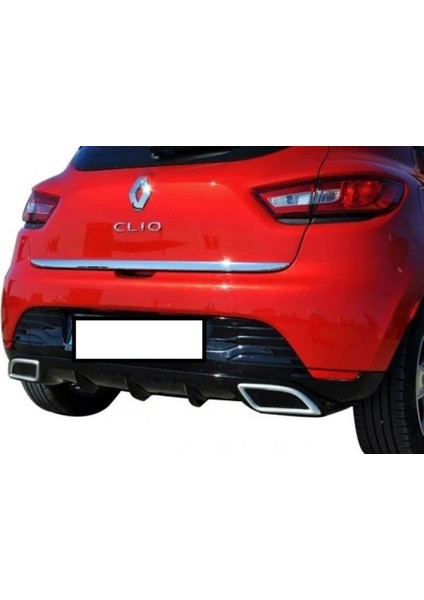 Renault Clio 4 Hb Uyumlu Egsoz Çıkış Kromu 2 Parça 2012-2019 Paslanmaz Krom