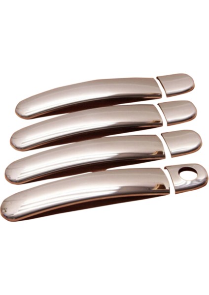 Skoda Octavia A4 Uyumlu Kapı Kolu 4 Parça 1999-2004 Paslanmaz Krom