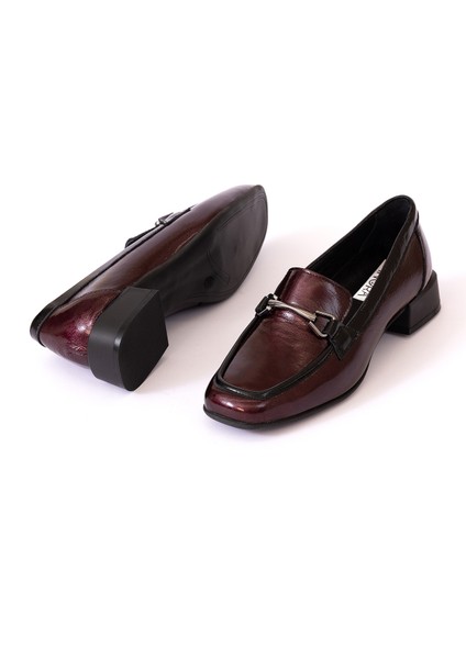 Hakiki Deri Loafer Kadın Ayakkabısı 25KWSCL7201 modelleri