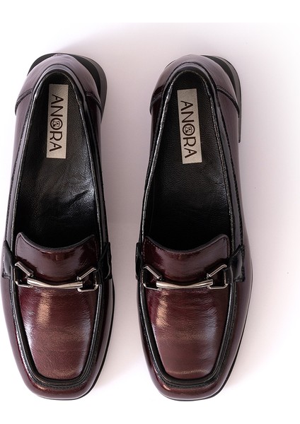 Hakiki Deri Loafer Kadın Ayakkabısı 25KWSCL7201 fırsatları