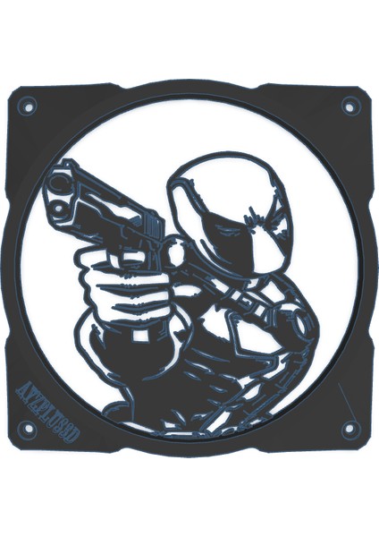 120MM Pc Kasa Fanı Koruyucu Deadpool