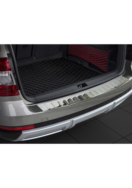 Skoda Octavia A7 Uyumlu Arka Tampon Eşiği 2013 Üzeri Paslanmaz Krom fiyatları