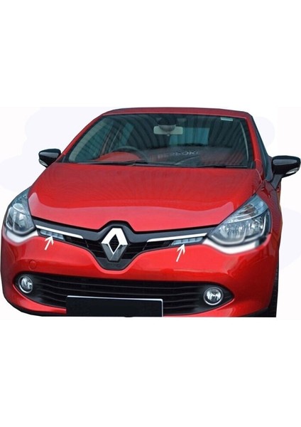 Renault Clio 4 Hb Uyumlu Ön Panjur Çıtası 2 Parça 2012-2019 Paslanmaz Krom fiyatları