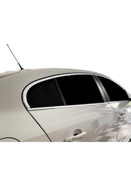 Renault Fluence Uyumlu Cam Çerçevesi 8 Parça 2010 Üzeri Paslanmaz Krom fiyatları