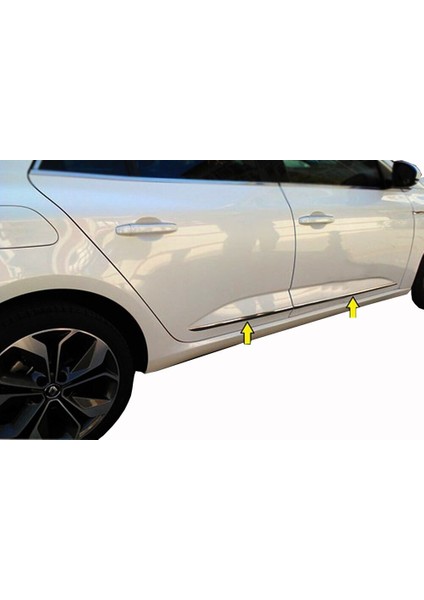 Renault Megane 4 Hb Uyumlu Yan Kapı Çıtası 4 Parça 2016-2020 Paslanmaz Krom fiyatları