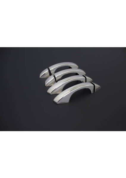 Skoda Kodiaq Uyumlu Kapı Kolu 4 Parça 2017 Üzeri Paslanmaz Krom