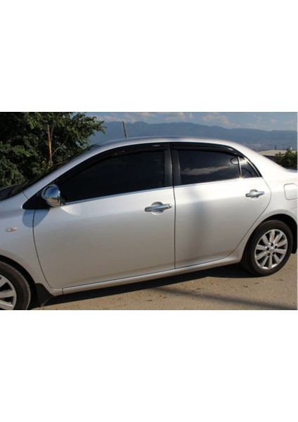 Toyota Corolla Sedan Uyumlu Cam Çıtası 4 Parça 2007-2012 Paslanmaz Krom fiyatları