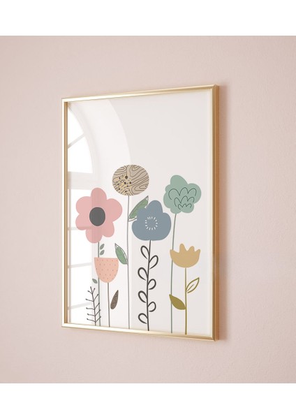 (Çerçevesiz) Bohem Çocuk Bebek Odası Poster Seti, 3lü Gökkuşağı Poster Set fırsatları