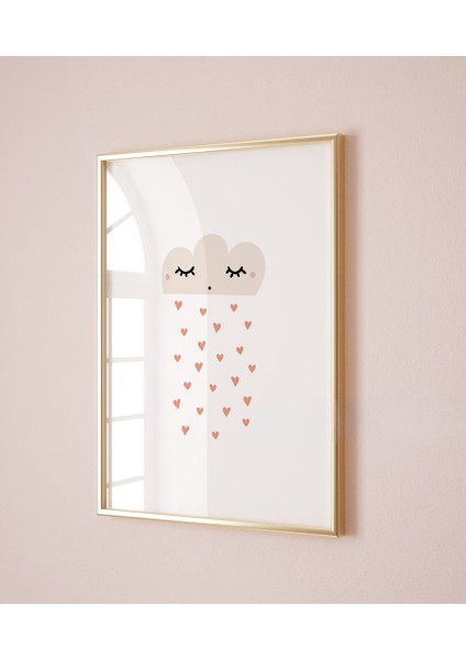 (Çerçevesiz) Bohem Çocuk Bebek Odası Poster Seti, 3lü Gökkuşağı Poster Set