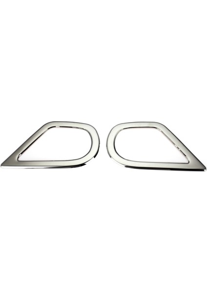 Renault Clio 4 Hb Uyumlu Sis Çerçevesi 2 Parça 2019 ve Üzeri Paslanmaz Krom