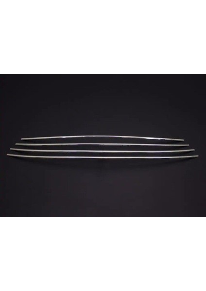 Renault Fluence Uyumlu Ön Tampon Çıtası 4 Parça 2013 Üzeri Paslanmaz Krom