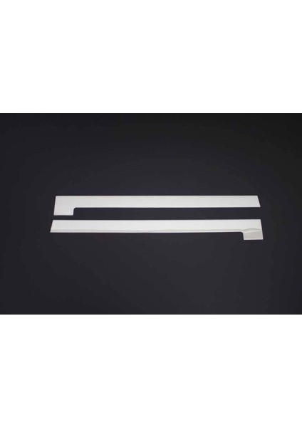 Renault Kangoo 2 Uyumlu Sürgülü Kapı Çıtası 2 Parça 2008 Üzeri Paslanmaz Krom