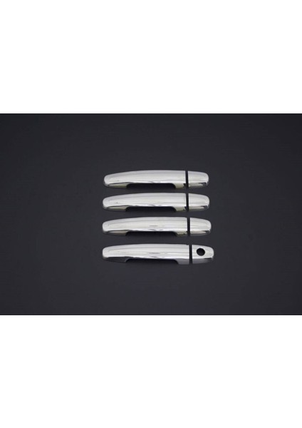 Toyota Corolla Sedan/hb Uyumlu Kapı Kolu 4 Parça 2002-2007 Paslanmaz Krom