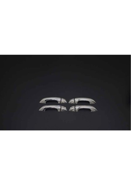 Skoda Superb-2 B6 Uyumlu Kapı Kolu 4 Parça 2008-2014 Paslanmaz Krom