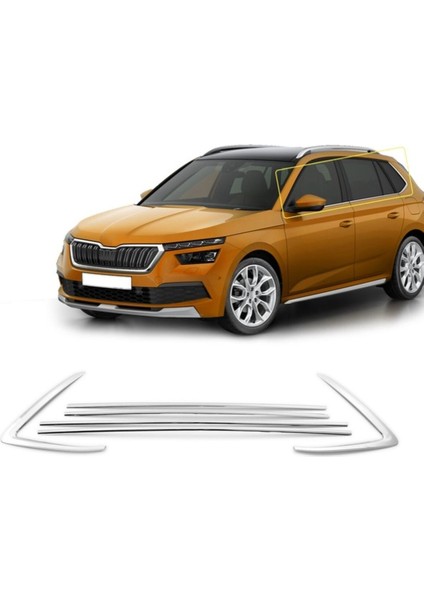 Skoda Kamiq Uyumlu Cam Çıtası 6 Parça 2020 Üzeri Paslanmaz Krom fiyatları