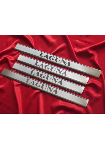 Renault Laguna 2 Uyumlu Kapı Eşiği 4 Parça 2003-2008 Paslanmaz Krom
