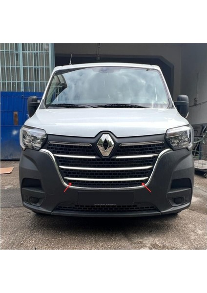 Renault Master Uyumlu Ön Panjur 4 Parça 2018 Üzeri Paslanmaz Krom fiyatları