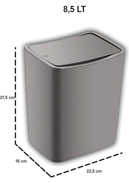 Touch Çöp Kovası 8,5 Lt Bej modelleri
