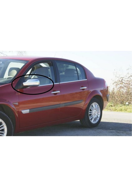 Renault Megane 2 Sedan/hb/sw Uyumlu Ayna Kapağı 2 Parça 2004-2010 Abs Krom fiyatları