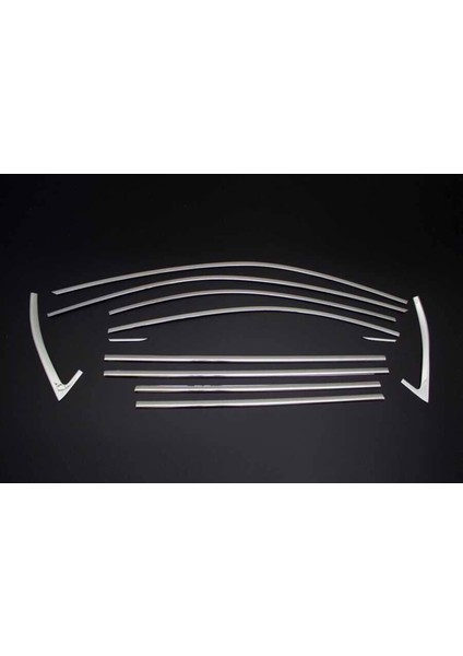 Skoda Superb-3 B7 Uyumlu Cam Çerçevesi 12 Parça 2015 ve Üzeri Paslanmaz Krom