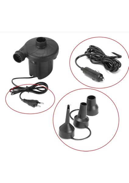 Yatak Şişirme Havuz Şişirme Boşaltma Hava Pompası - Lisinya