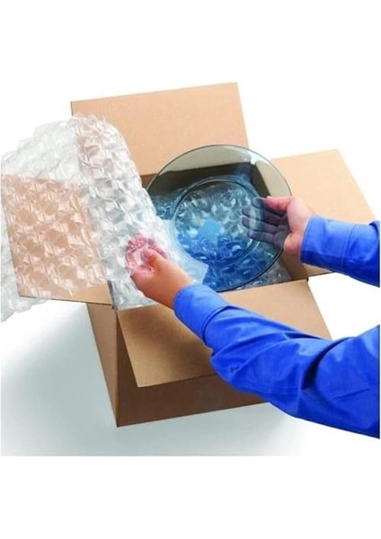 Balonlu Naylon Sargı 2 Adet 33 cm En 5 Metre Boyunda Havalı Eşya Koruma Ambalaj Pat Pat 2' Li