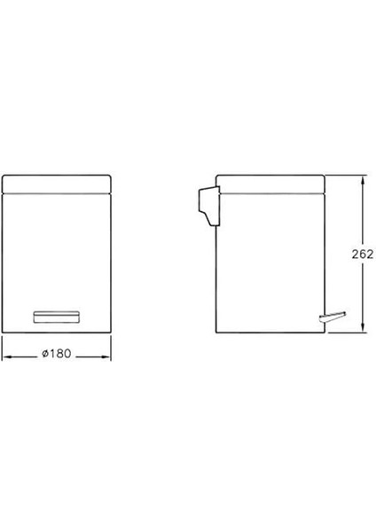Arkitekta A44054 Paslanmaz Çöp Kovası, 3 Litre modelleri