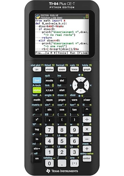 Tı-84 Plus Ce-T Python Edition Grafik Hesap Makinesi