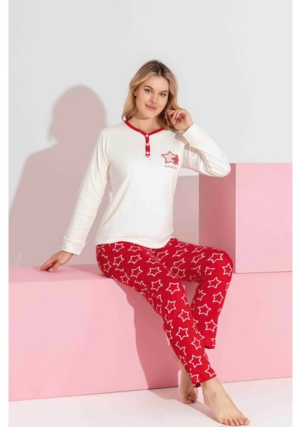 Anne-Kız Kombin Yapılabilir Uzun Kollu Interlok Aile Bağı Pijama TAKIMI-3198 indirimleri