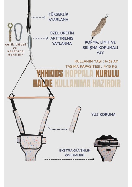 Lumijump Bebek Hoppala – Yüz Korumalı, Güvenlik Kemerli, Yaylı Zıpzıp Yürüteci fırsatları