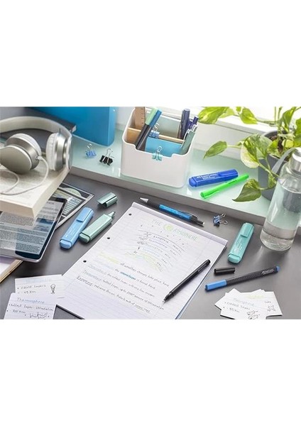 Faber-Castell Grip Finepen Ince Keçe Uçlu Kalem Seti, 10’lu, Ofis ve Günlük Kullanım, 0.4 mm Hassas