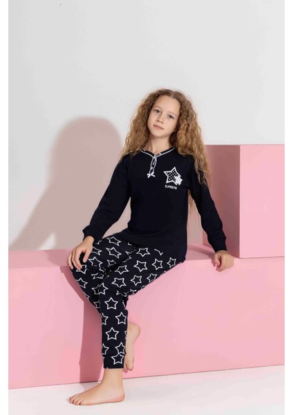 Anne-Kız Kombin Yapılabilir Uzun Kollu Interlok Aile Bağı Pijama TAKIMI-3198 fırsatları