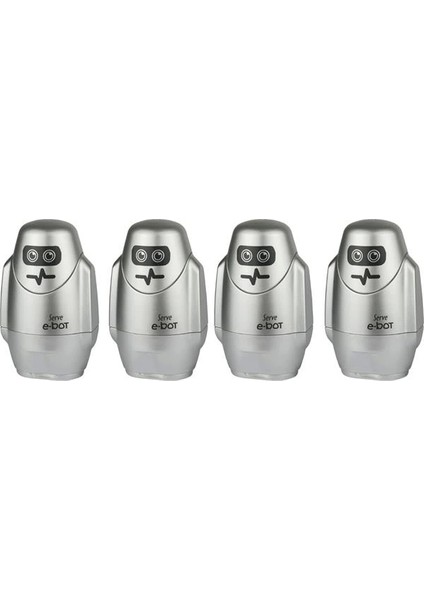 E-Bot Sılgılı Kalemtıras Metalık Grı 4lu Set fırsatları