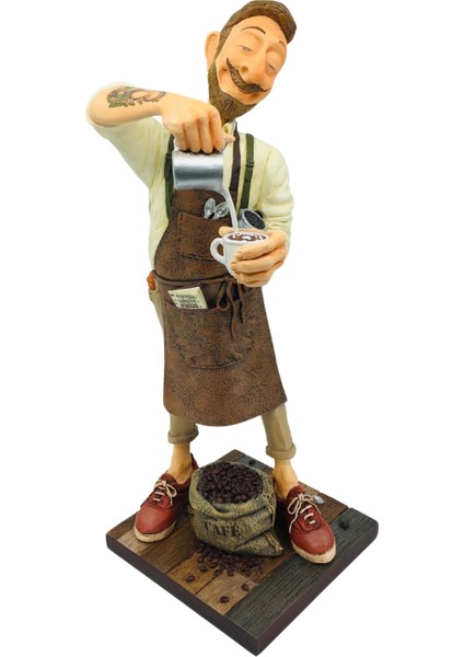 Guillermo Forchino Barista Biblosu El Yapımı Koleksiyonluk Lisanslı Dekoratif Obje It-Sold fiyatları