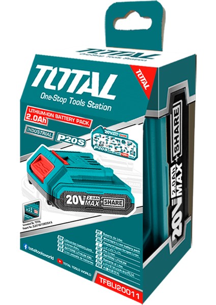 Lı-Ion Batarya 20V 2.0 Ah