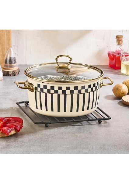 Prime Cream Emaye Kızartma Tenceresi – 22 cm fiyatları