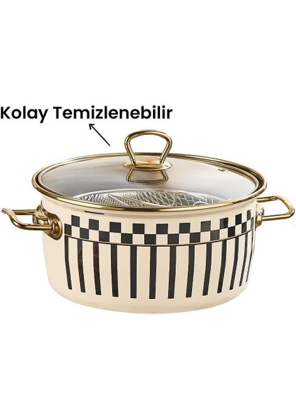 Prime Cream Emaye Kızartma Tenceresi – 22 cm fırsatları