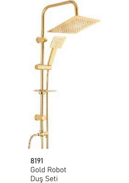 Gold Robot Duş Seti