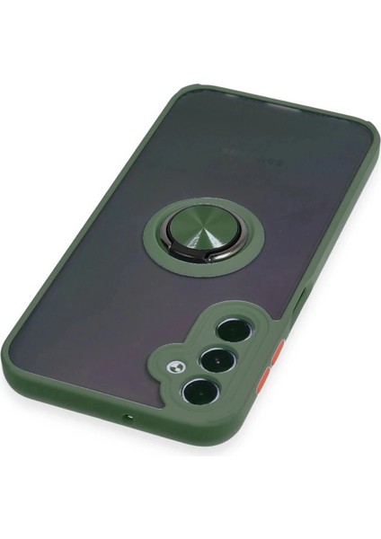 Samsung Galaxy A24 4g Kılıf Montreal Yüzüklü Silikon Kapak - YEŞIL-(5796) fiyatları