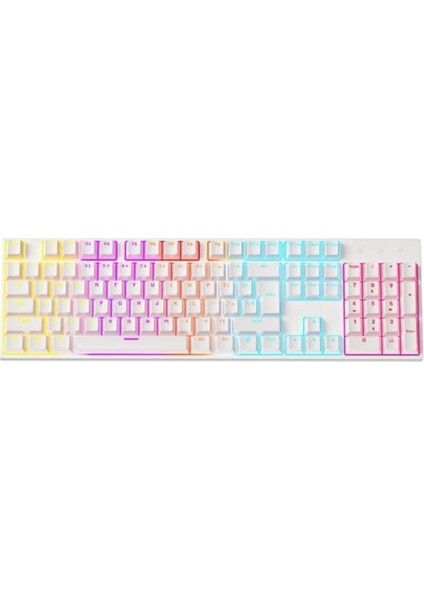 Beyaz Rgb Mavi Switch Q Gaming Tam Mekanik Kablolu Oyuncu Klavyesi K50 Bkb4 fiyatları