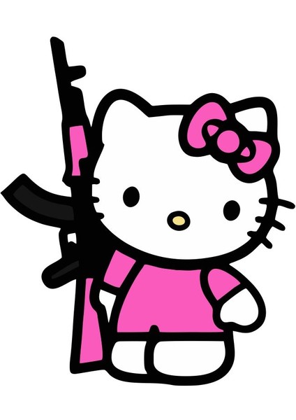 Sevimli Karavan Sticker Araba, Motorsiklet, Kask, Laptop, Cam Sticker 15X13 cm