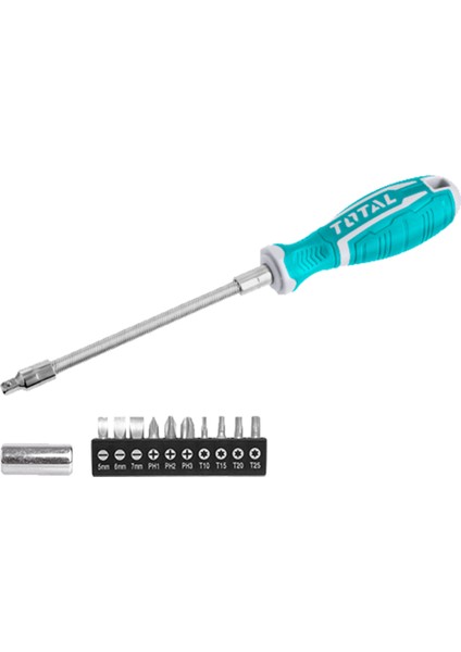Esnek Yapılı Tornavida Seti 12 Parça