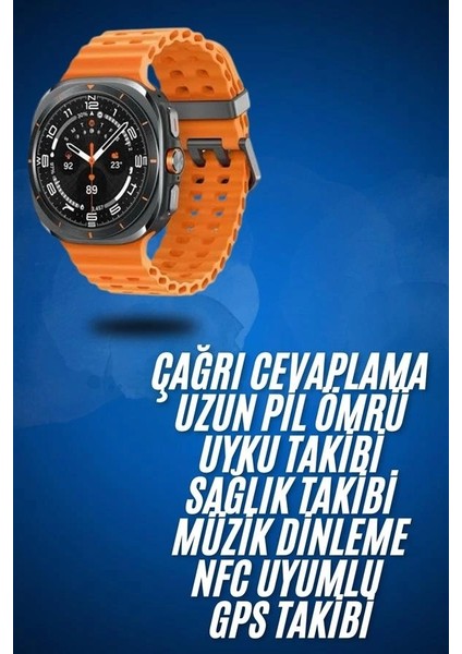 2025 Model Gelişmiş Özellikli Nabız Sensörlü Spor Takibi Yapabilen Titreşimli Saat