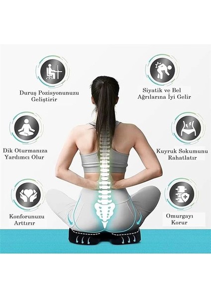 Ortopedik Oturma Minderi Visko Cocix Elastik Minder Basur Hemoroid Minderi Oturma Simidi fiyatları