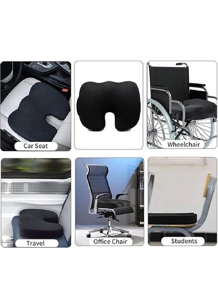 Ortopedik Oturma Minderi Visko Cocix Elastik Minder Basur Hemoroid Minderi Oturma Simidi