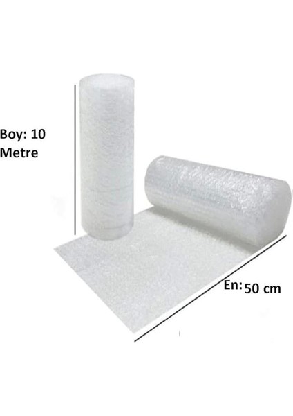 Balonlu Naylon Sargı 50 cm En 10 Metre Boyunda Havalı Eşya Koruma Ambalaj Pat Pat fiyatları